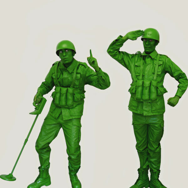 Toy Soldier Human Statues